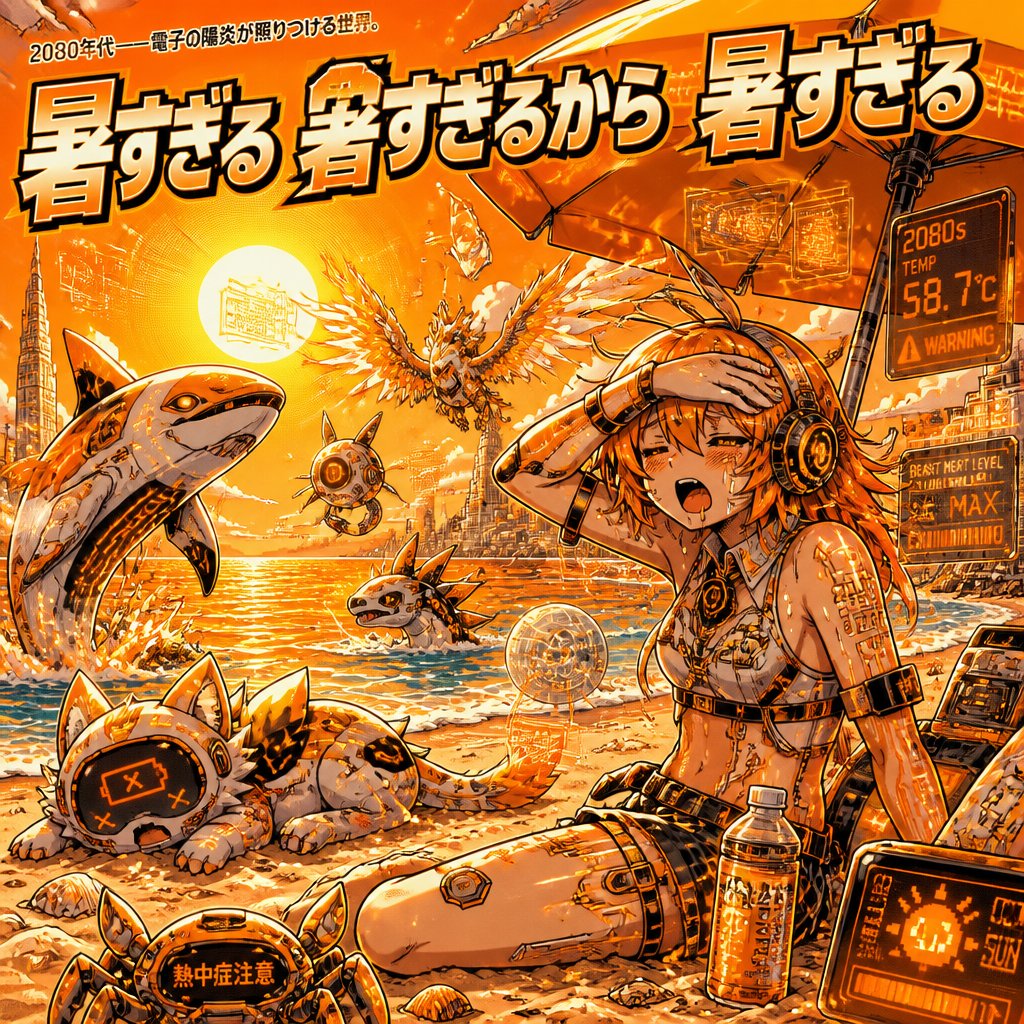 暑すぎる　暑すぎるから　暑すぎる