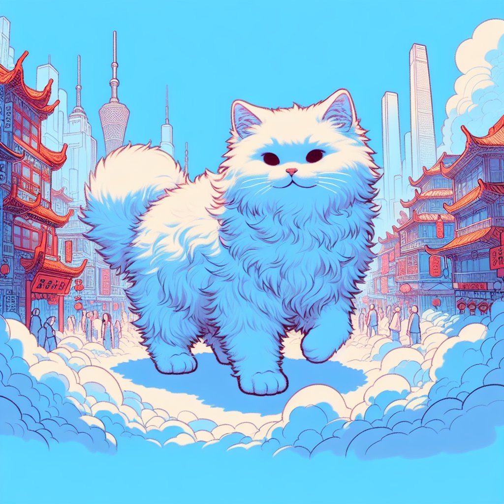 ふわふわ猫